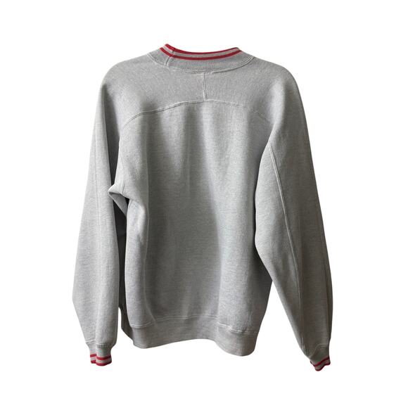 Vintage 90s Indiana University Hoosiers Embroidered Sweatshirt Crewneck - Picture 3 of 5